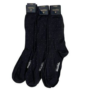 Brooks Brothers Dress Sock Lot Of 3 Pairs NWT 65 % Merino Wool 35% Nylon Italy